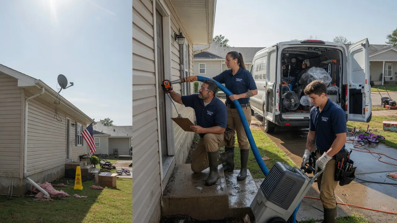 Ceiling Water Damage Restoration in Bertram, TX near me